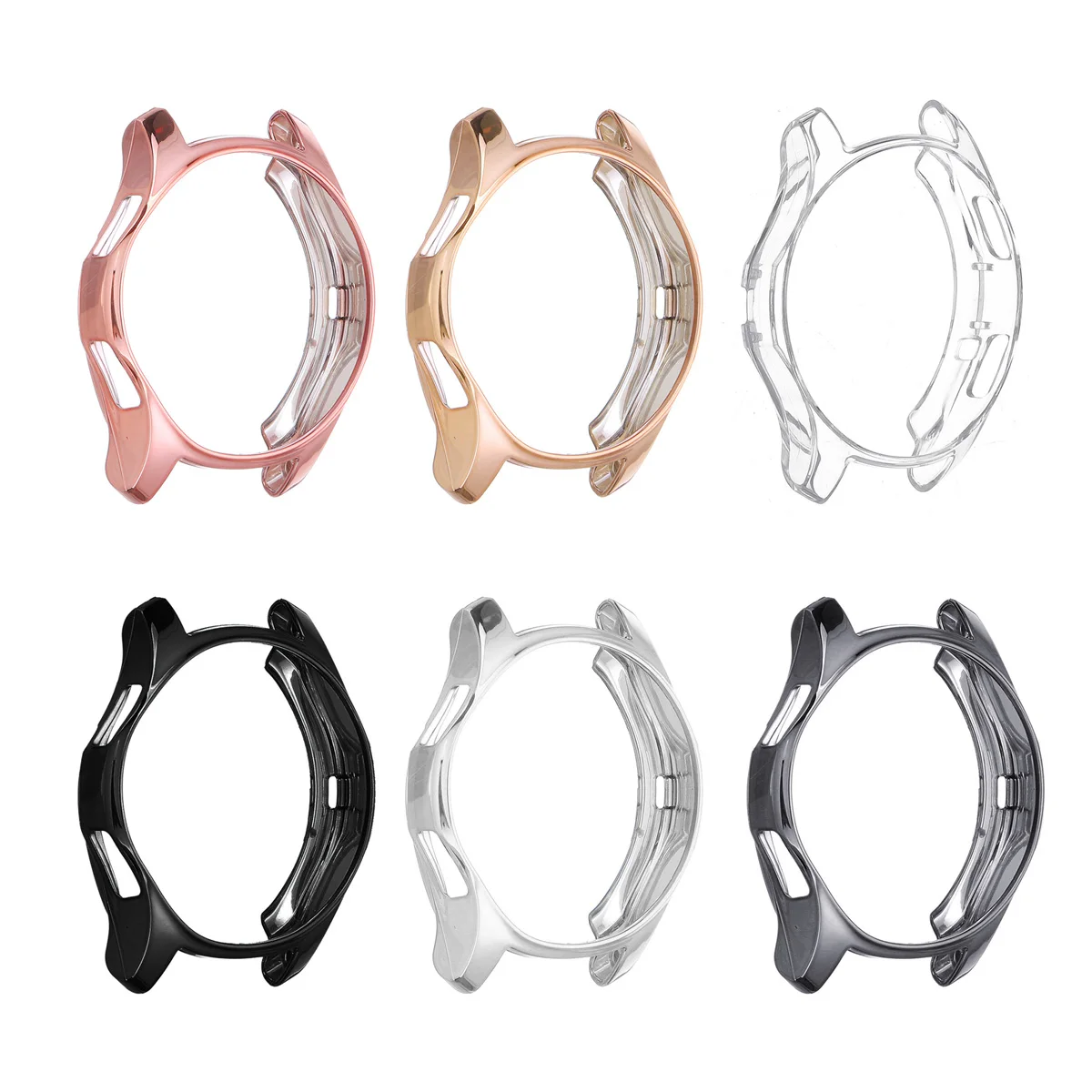 

Soft TPU Smart Watch Accessories Protective Cover Case Shell For Samsung Watch 46mm 2018/ Gear S3 46mm Protective Cover Frame
