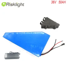 36V 50Ah triangle E bike battery 36 Volts Lithium ion battery batteria bici vae velo electrique
