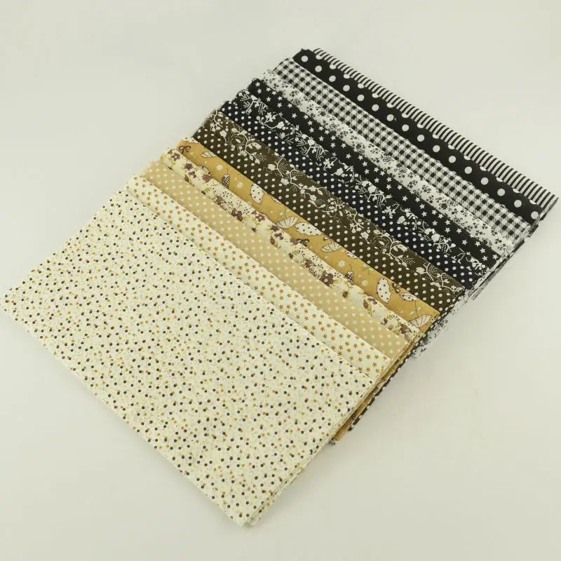 Толстая четверть 20 см x 24 см домашний текстиль для шитья одежды, хлопок, простая ткань, 14 красочных стильных скрапбукингов, гостиничных простыней, комплект