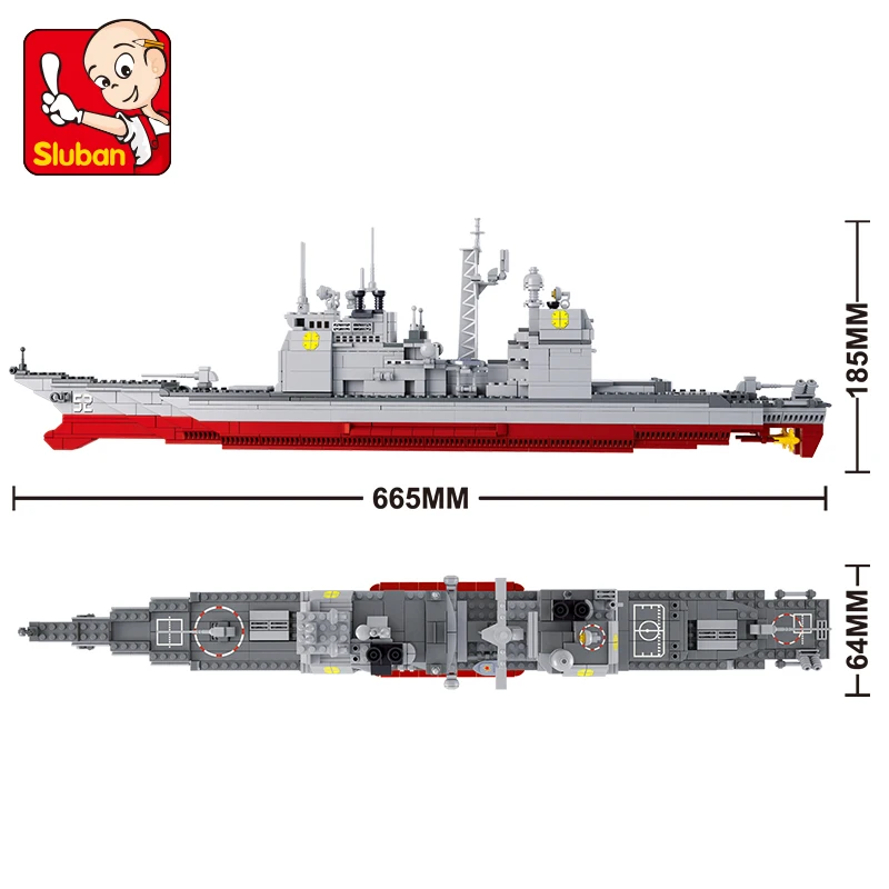 0389 883pcs Warship Constructor Model Kit Blocks Compatible LEGO Bricks Toys for Boys Girls Children Modeling 0389 883pcs Warship Constructor Model Kit Blocks Compatible LEGO Bricks Toys for Boys Girls Children Modeling