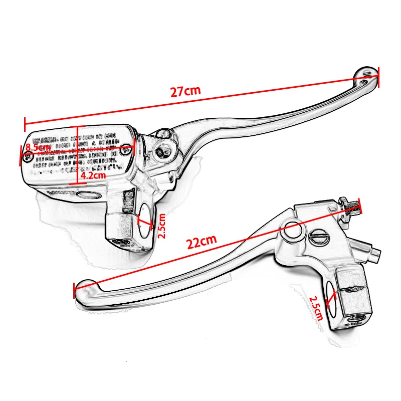 Nordson 25 мм руль мотоцикла главный цилиндр тормозной муфты рычаг для Honda Yamaha Suzuki Harley