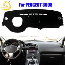 Easysee крышка приборной панели панель dashmat тире коврик козырек от солнца приборная панель ковровые покрытия для PEUGEOT 3008