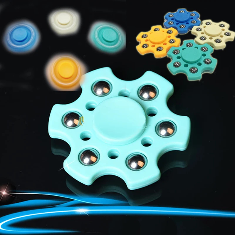 

Hex Fidget Spinner Stress ADHD Focus EDC Hand Finger Toy For Kids/Adults