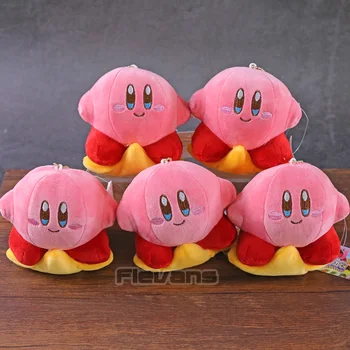 

Japan Hot Game Kawaii Kirby Mini Plush Pendants Soft Stuffed Toys Dolls 10pcs/lot 4 Types