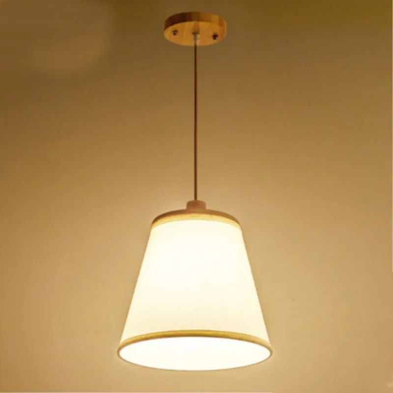 

Creative Concise Modern Japanese Style Freshness Wood Pendant Lamp Cafe Restaurant Bedroom Parlor Decoration Lamp Free Shipping