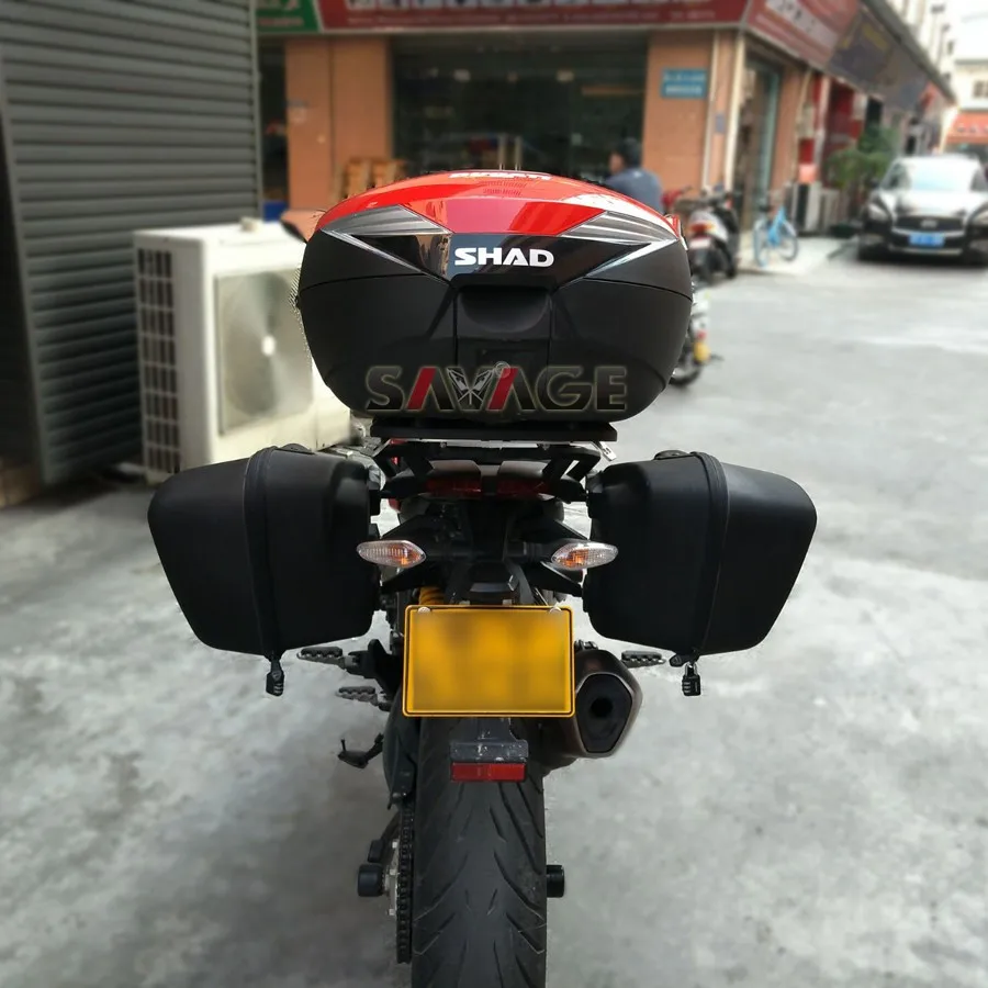 Для DUCATI Hyperstrada 820 13-15/Hyperstrada 939 16-17 Мотоцикл с ЧПУ Алюминиевый задний багажник багажная стойка расширение