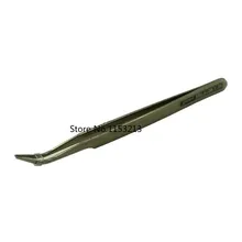 5pcs/lot Stainless Steel elbow tweezers Watchmaker Repair Antistatic Jewelry Tweezers pick up tools jeweller type forceps