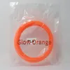 Aokin 10 метров PLA 1,75 мм нити печатные материалы пластик для 3d принтера Ручка нити заправки 3D печать волоконная нить - Цвет: Glowing Orange