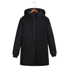 Плюс размер 10XL 8XL 6X2018 мягкая ткань зимняя мужская куртка утепленная Повседневная хлопковая куртка зимняя длинная Парка мужская брендовая одежда