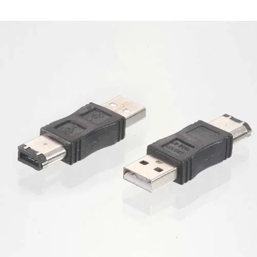 Portable Firewire IEEE 1394 6 Pin Female to USB Type 1.1/2.0 A Male Adaptor Adapter Portable Firewire IEEE 1394 6 Pin Female to USB Type 1.1/2.0 A Male Adaptor Adapter