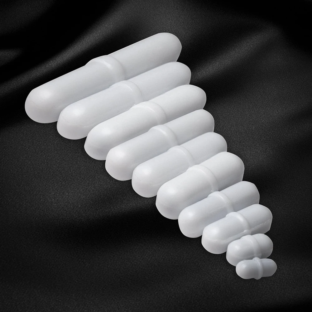 

7Pcs/set Laboratory Chemical Stirring Bar Rotating Biological Stirrer Magnetic Rod Corrosion Resistant Practical PTFE Mixer