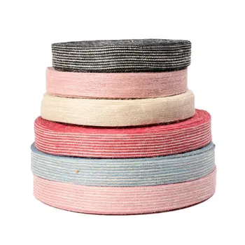 

Savica 10m/lot Natural Jute Lace Ribbon Sewing Tape Roll Burlap Trim DIY Rustic Wedding Party Christmas Home Decor Craft LX765A