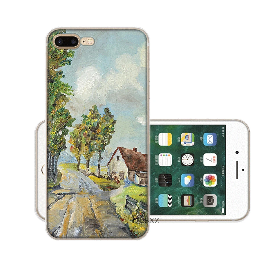 Жесткий чехол Desxz для iPhone 6 6s 7 8 Plus X XR XS Max 5 5S SE Van Gogh Painting|Чехлы-накладки| |