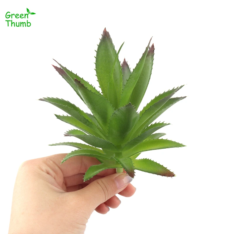 10pcs 18cm High Quality Artificial Succulents Plants Head Home Garden