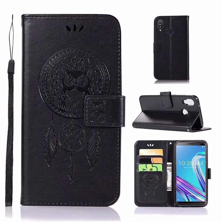 For Asus zenfone Max Pro M1 ZB601KL ZB602KL X00TD Case Flip PU Leather Phone Back Cover Case For