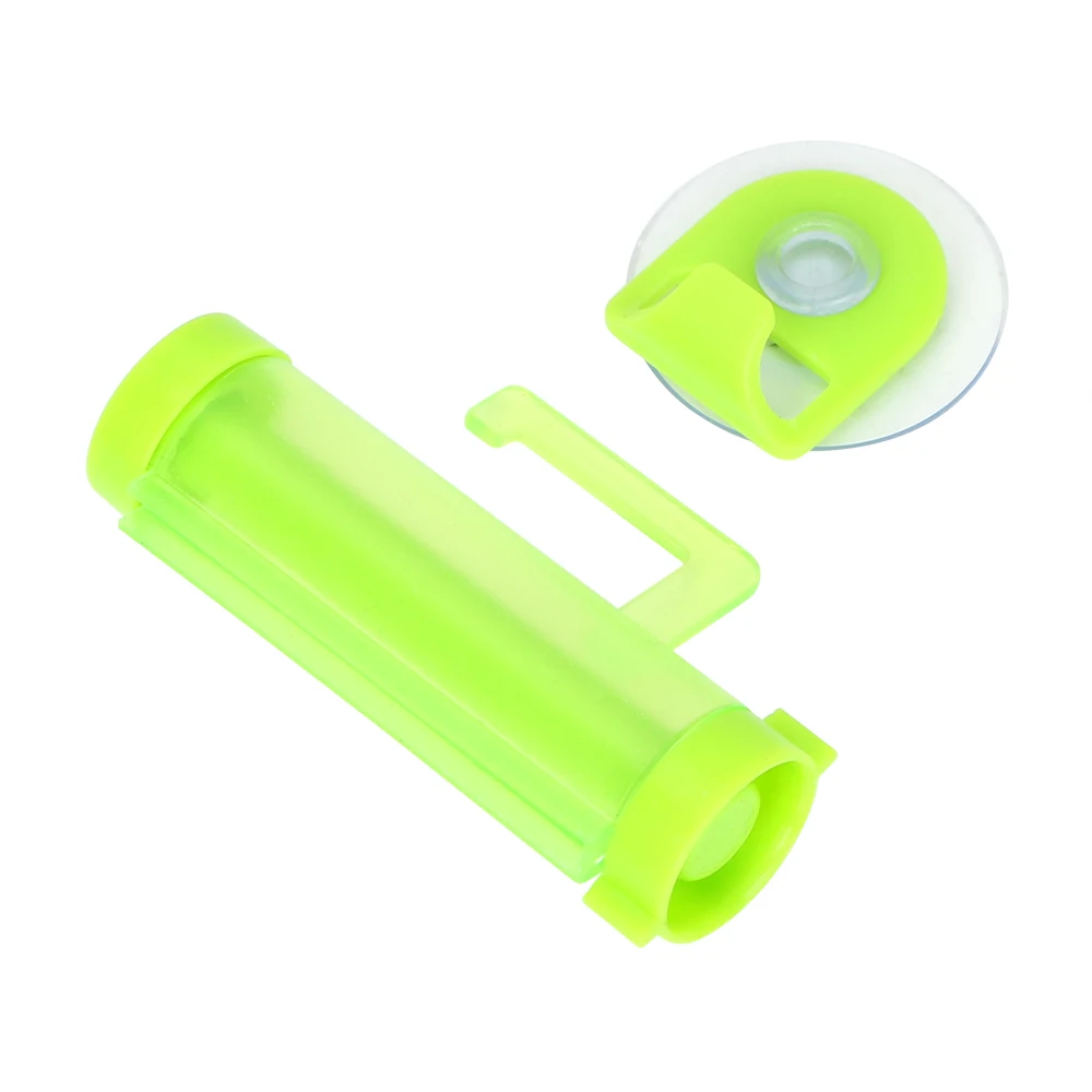Диспенсер для зубной пасты, тюбик, соковыжималка, Вакуумная присоска, крюк, Диспенсер, выдавливание, очищающее средство для лица, соковыжималка, зажим - Цвет: Зеленый