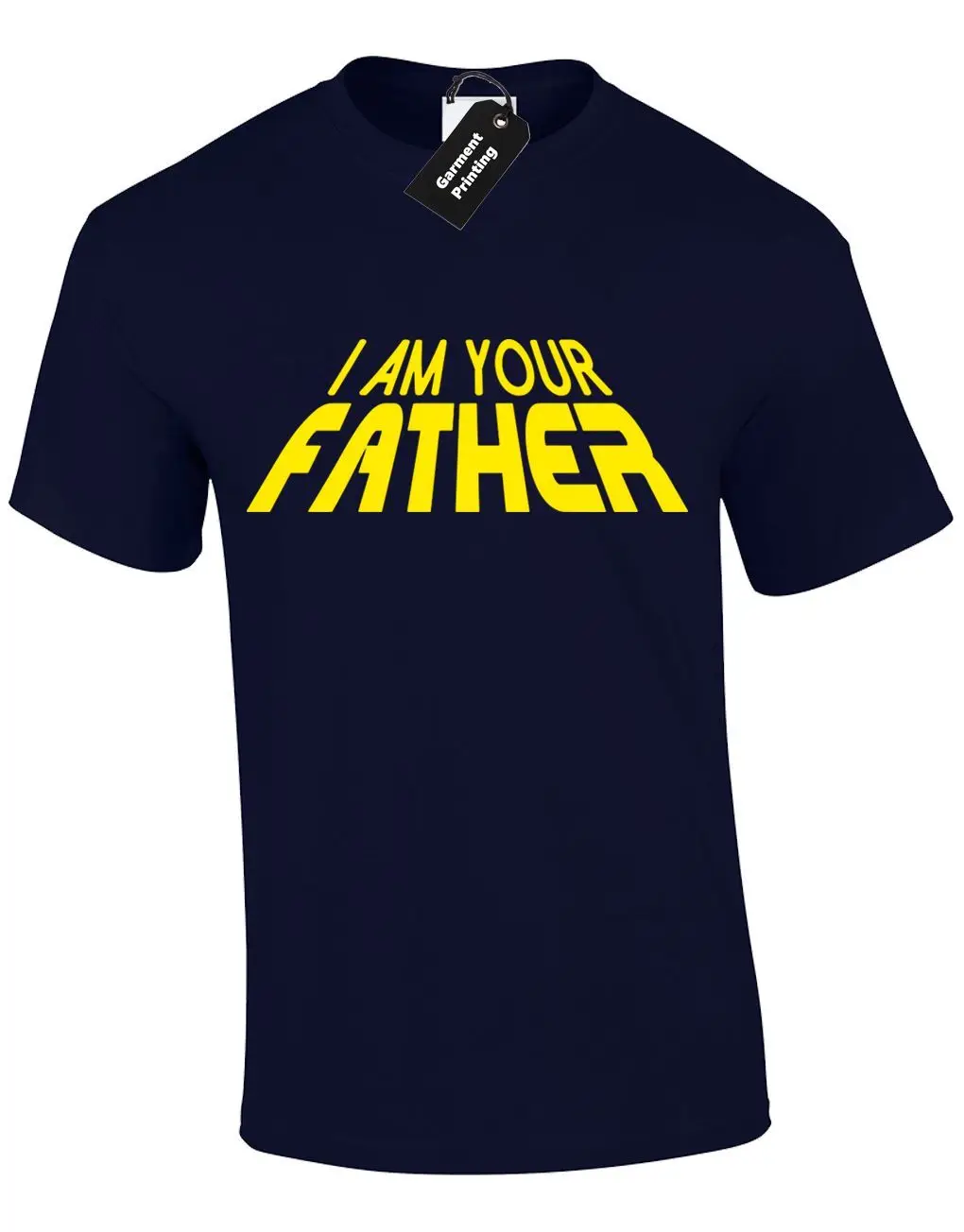 Мужская футболка с надписью I AM YOUR FATHER забавная из 100% хлопка принтом Звездный