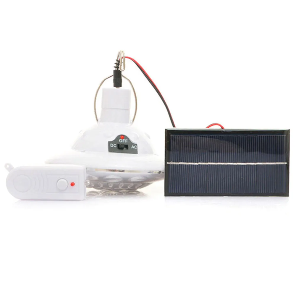 

22 LED Solar Lights Remote Control with Hook Portable Outdoor Solar Lamp Garden Camp Emergency Lighting Chandelier QP2