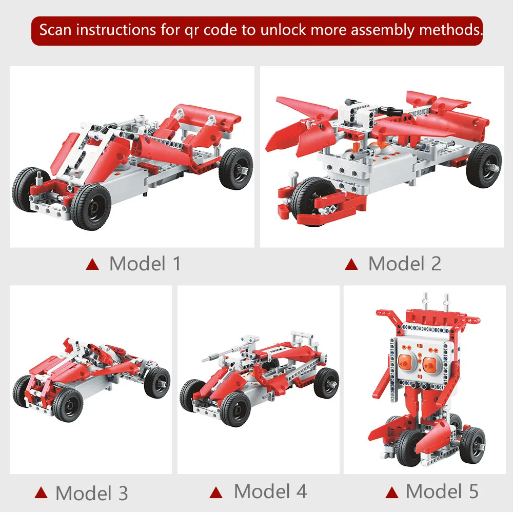 191 шт. DIY Kit R/C 10 в 1 гоночные автомобили Строительный кирпич радио Управление гонки игрушка для удаленного управление s игрушки 2sw0820