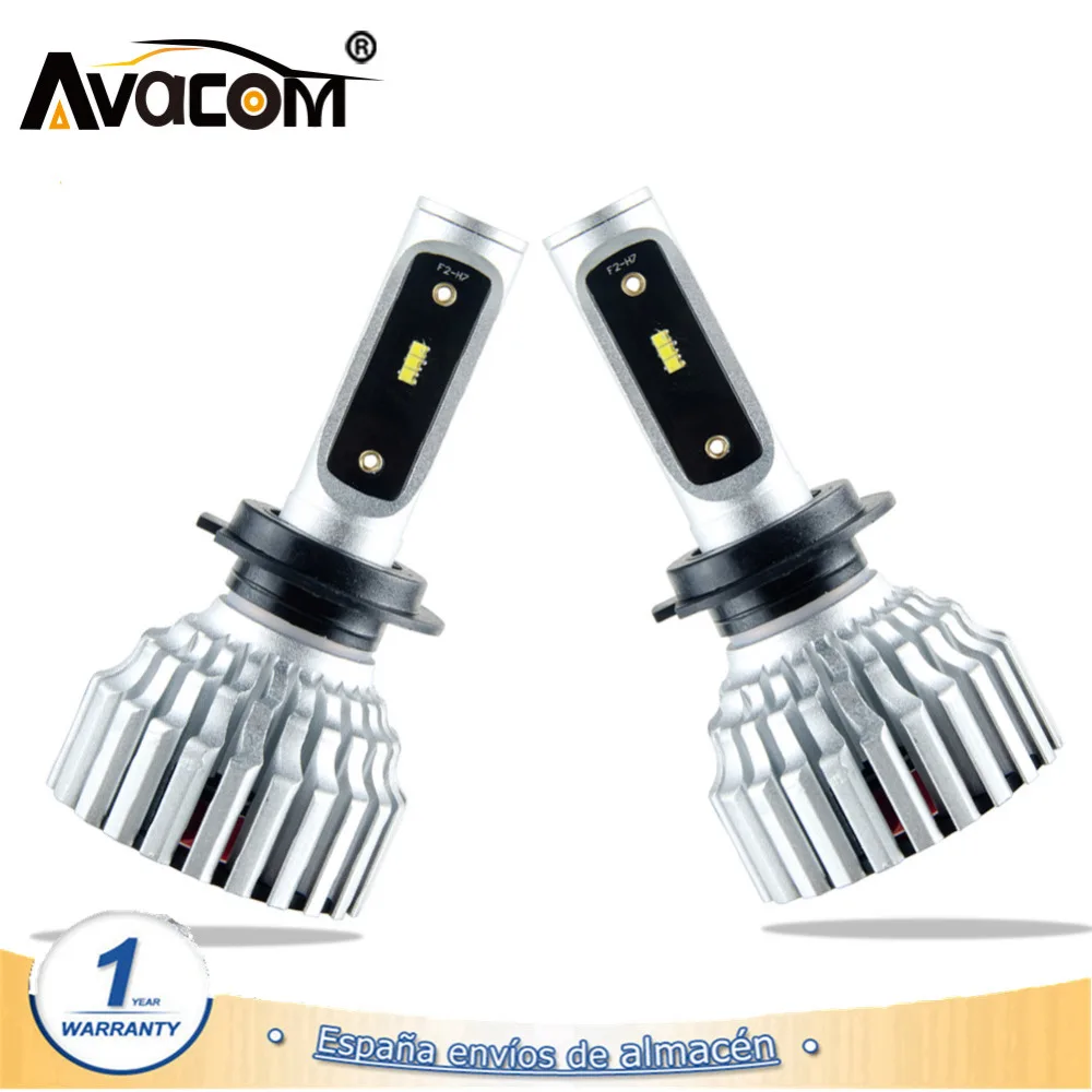 

2 Pcs LED Car Headlamp 12V H7 H11/H8/H9 ZES Chip 16000Lm 6500K Super Turbo 60W 24V LED H4 9005/HB3 9006/HB4 Bombillas LED Coche