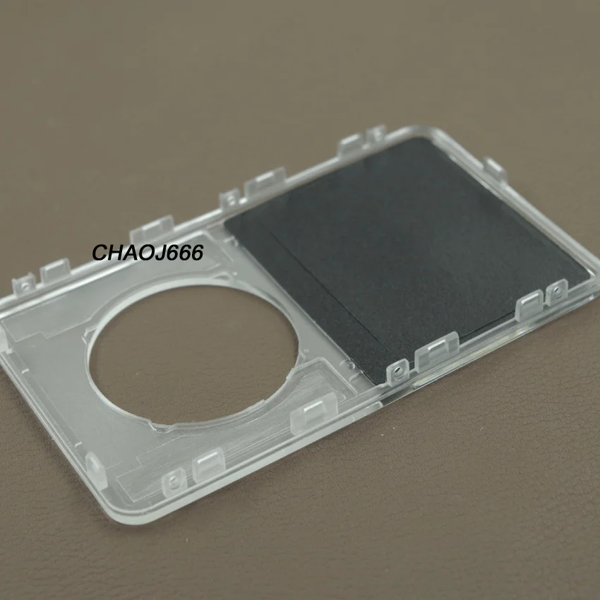 투명 투명 플라스틱 전면 페이스플레이트 하우징 케이스 커버 iPod 5th 비디오 30Gb 60GB 80GB용 클릭휠 센터 버튼