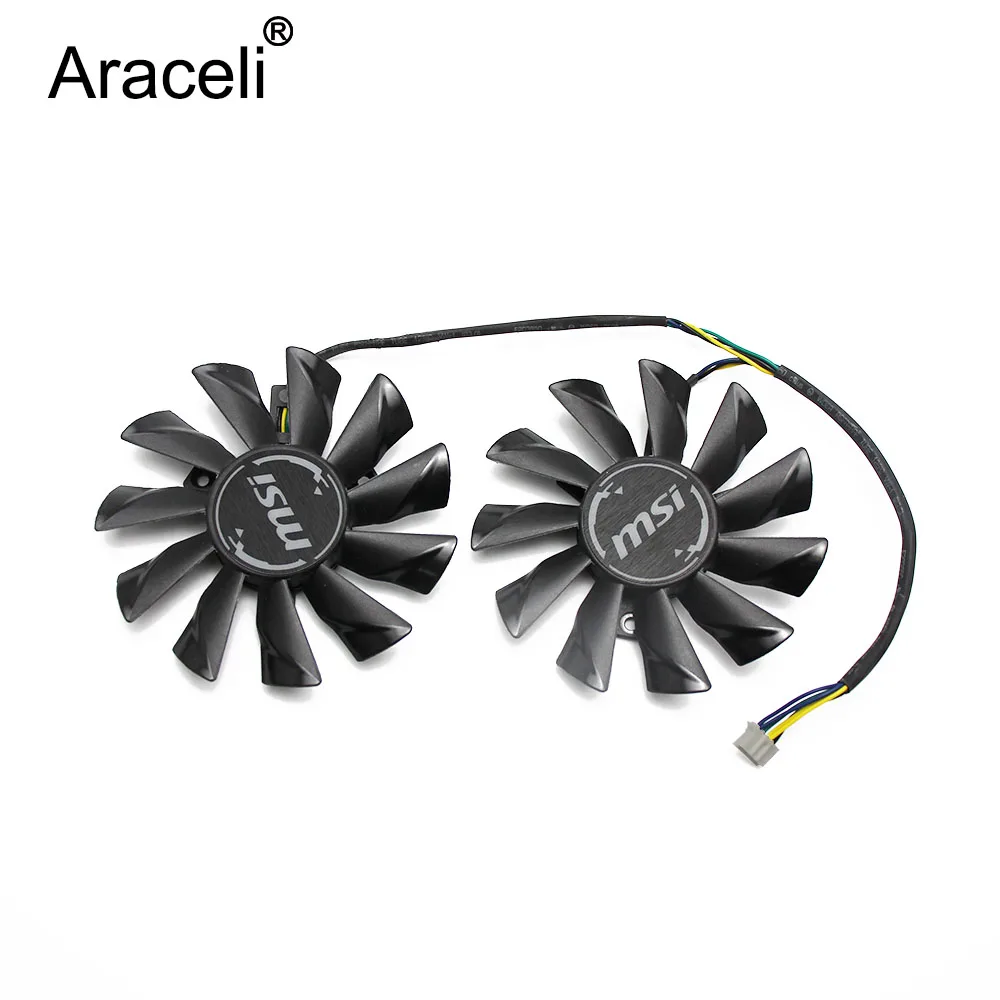 

85mm PLD09210S12HH 4Pin GTX 1060 6G Cooler Fan Replace For MSI GeForce GTX 950 2GD5T OC RX470 RX570 RX580 RX 470/570/480 ARMOR