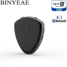 Двойное соединение Bluetooth 4,1 Aptx низкой задержкой музыка A2DP передатчик приемник 2-в-1 Беспроводной ТВ аудио адаптер автомобильного комплекта громкой связи