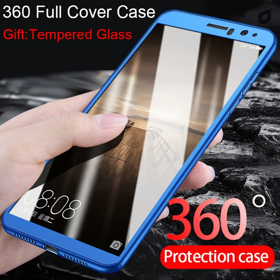 

KINBOM For Honor 9i 10 V9 V10 Mate10 20 Armor Cover Lite Case Coque For Huawei P20pro Nova 2s 3 360 Full Protection Phone Case