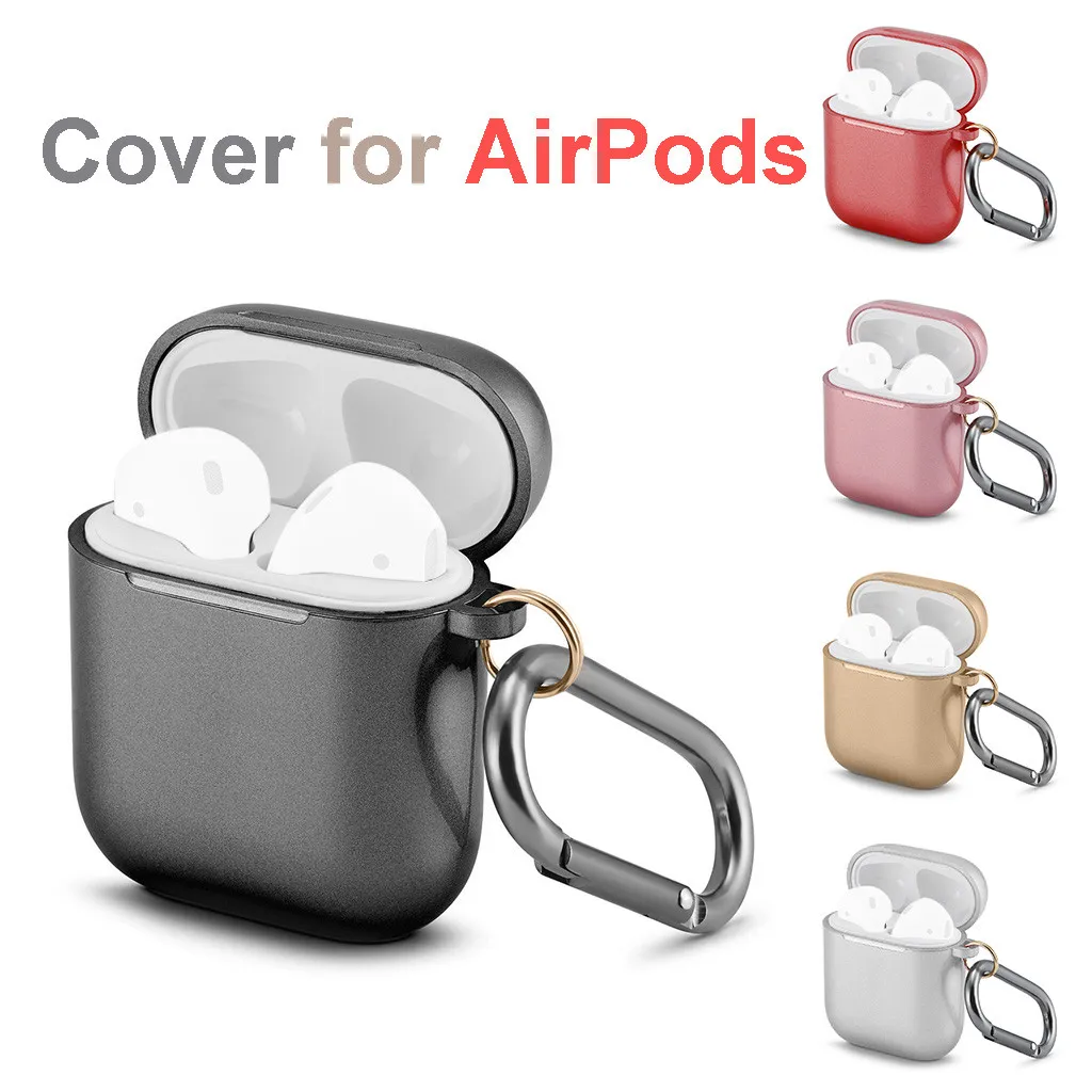 

Earphone Cover TPU Anti-lost Protective Cover Skin Case for Apple AirPods 2 with Ear Hook L705
