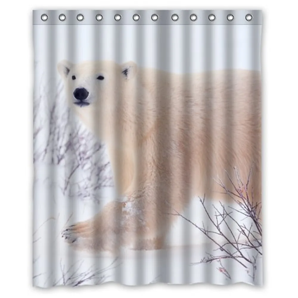 Waterproof Polyester Fabric Bath Curtains Classical New Wishing Bottle Creative Printed Shower Curtain Bathroom/Hotel | Дом и сад