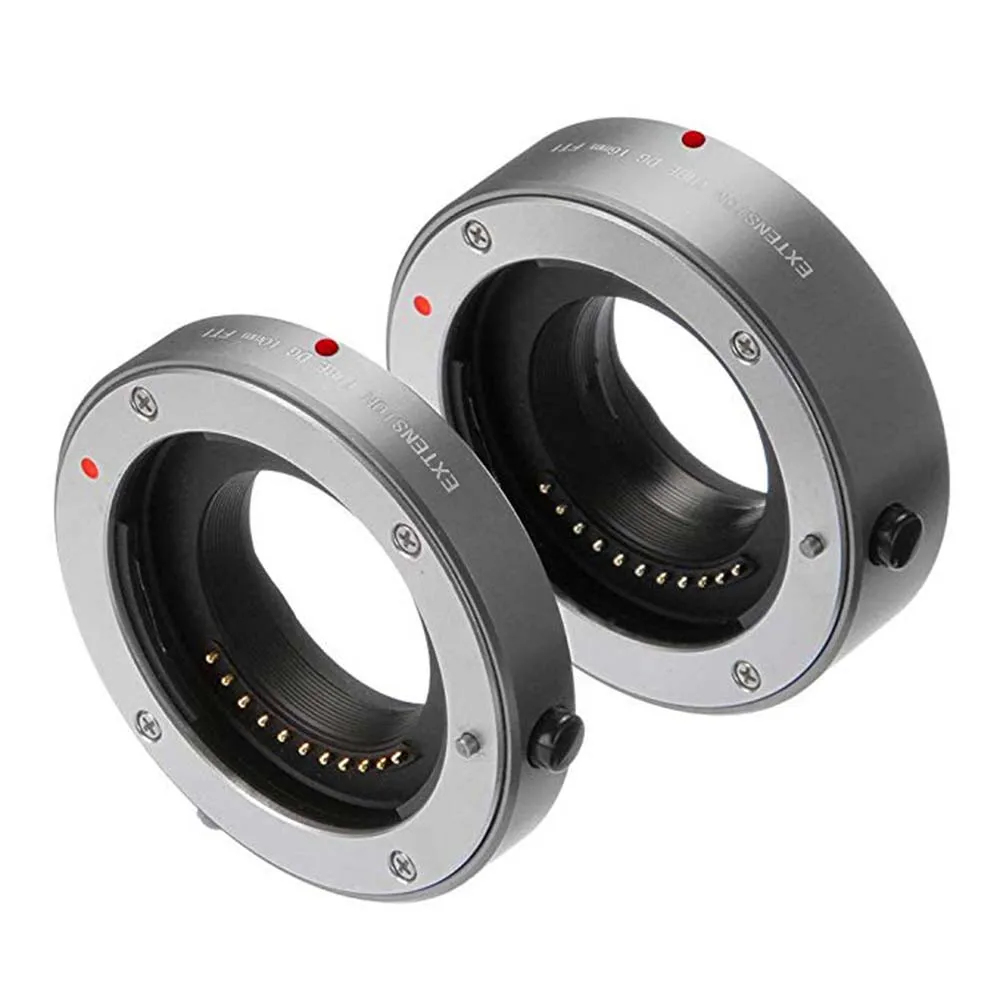 FOTGA металлическая удлинительная макротрубка с автофокусом 10 мм + 16 для Micro Four Thirds