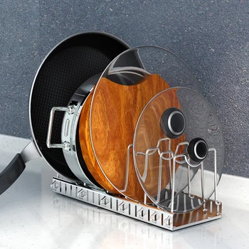 

Sinoya Pot Cover Rack With Water Plate 304 Stainless Steel Vegetable Plate Rack Anvil Rack Pot Rack Kitchen Shelf