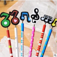 6 шт./лот, Детские креативные деревянные карандаши в Корейском стиле, HB, креативная ручка для письма, школьные принадлежности