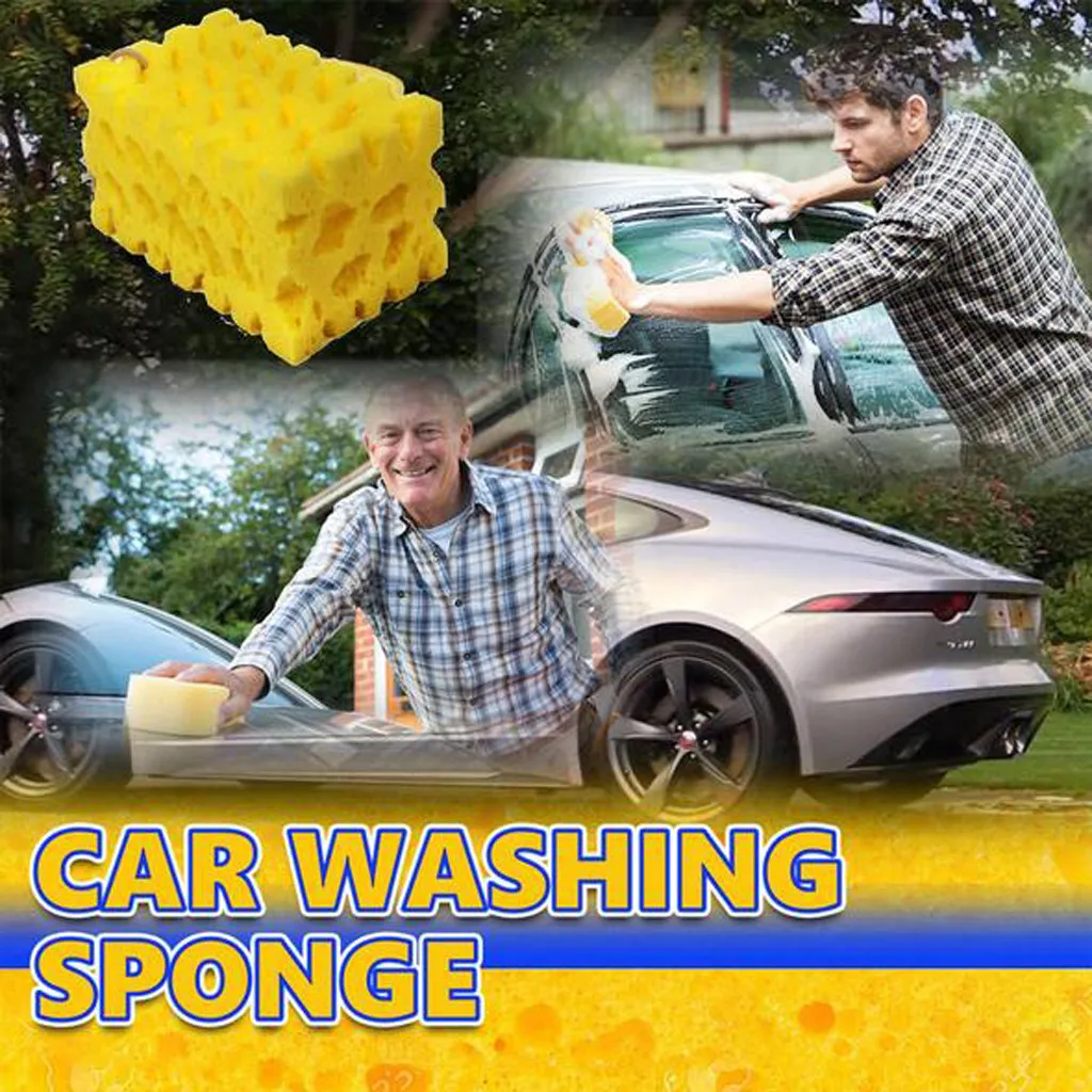 

Car Wash Sponge Extra Large Car-Washing Sponge Coral Sponge Washing Cleaning Block Honeycomb Household Cleaning Sponge
