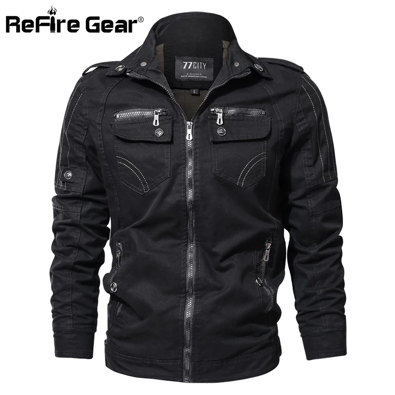 Куртка ReFire Gear Мужская армейская в стиле милитари тактическая куртка пилота ВВС