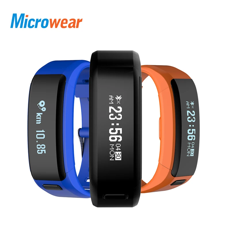 

Microwear XR01 Smart Bracelet Fitness and Sleep Tracker Pedometer Heart Rate Monitor 100 Days Standby Smart band Wristband