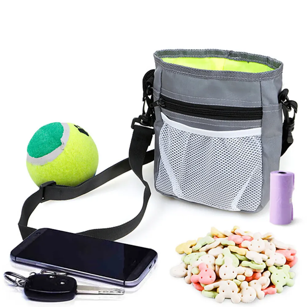 

1Pcs Dog Training Treat Bag Pet Pouch Puppy Snack Waist Container Training Carry Holder Pocket