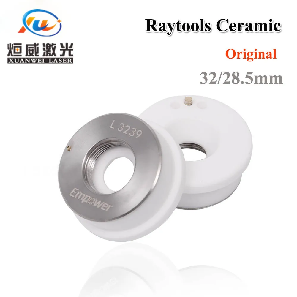

Raytools Original Laser Ceramic nozzle holder Dia.32mm/28.5mm For bodor/Han's MP Fiber Laser Cutting machines BT230/BT240/BT210