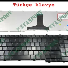 TR Тетрадь Клавиатура для ноутбука Toshiba Satellite A500 P200 P205 P300 P505 L350 L355 L500 L505 L510 L515 l535 черный Турецкий