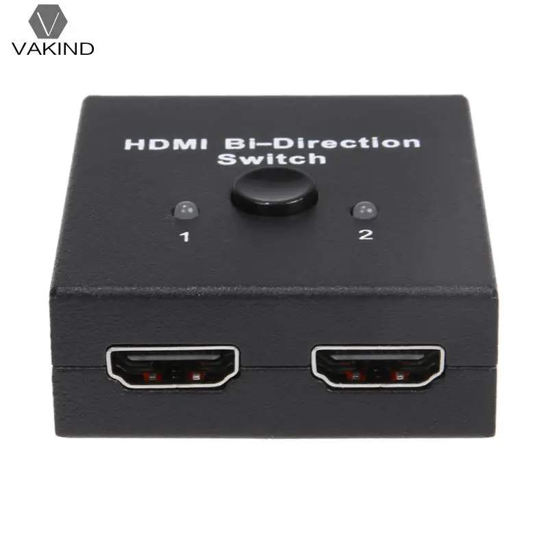 Двойной hdmi Порты 3D HDMI 2.0 bi-directional сигнала Коммутатор HDMI Splitter Переключатель Поддержка 1080 P 4 К x 2 К Аудио Видео HUB