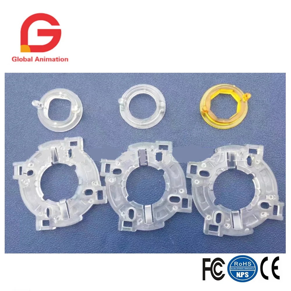 

4 pc Round Ring / 4 Way / 8 Way Arcade Joystick Circular Base Restrictor Plate for Sanwa Joystick