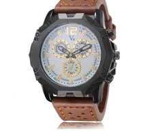 Top Brand Luxury Men Military Quartz Men Watches High Quality Leather Man Clock Waterproof Wristwatches Relogio Masculino Hombre