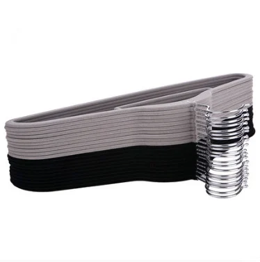 

Free Shipping !!Colorful Non-Slip Antislip Velvet Hanger Velvet Flocked Hanger Garments Clothes Coats Trousers Hangers Rack