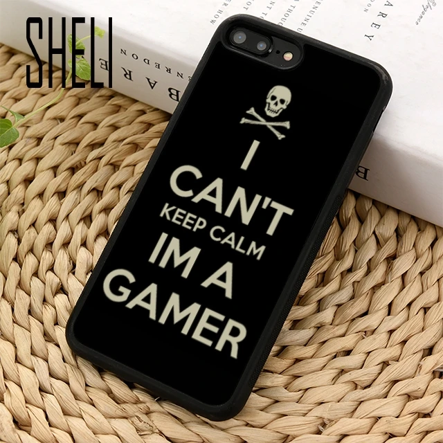 SHELI I't Keep Calm IM A Gamer чехол для телефона iPhone 5 6 6s 7 8 plus 11 pro X XR XS max Samsung S6 S7 edge S8 S9 S10 |