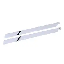 Fiber Glass 600mm Main Blades for Align Trex 600 RC Helicopter UK Stock 77OD