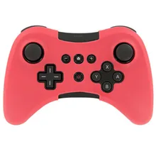 Красный Мягкий силиконовый чехол для nintendo wii U беспроводной контроллер