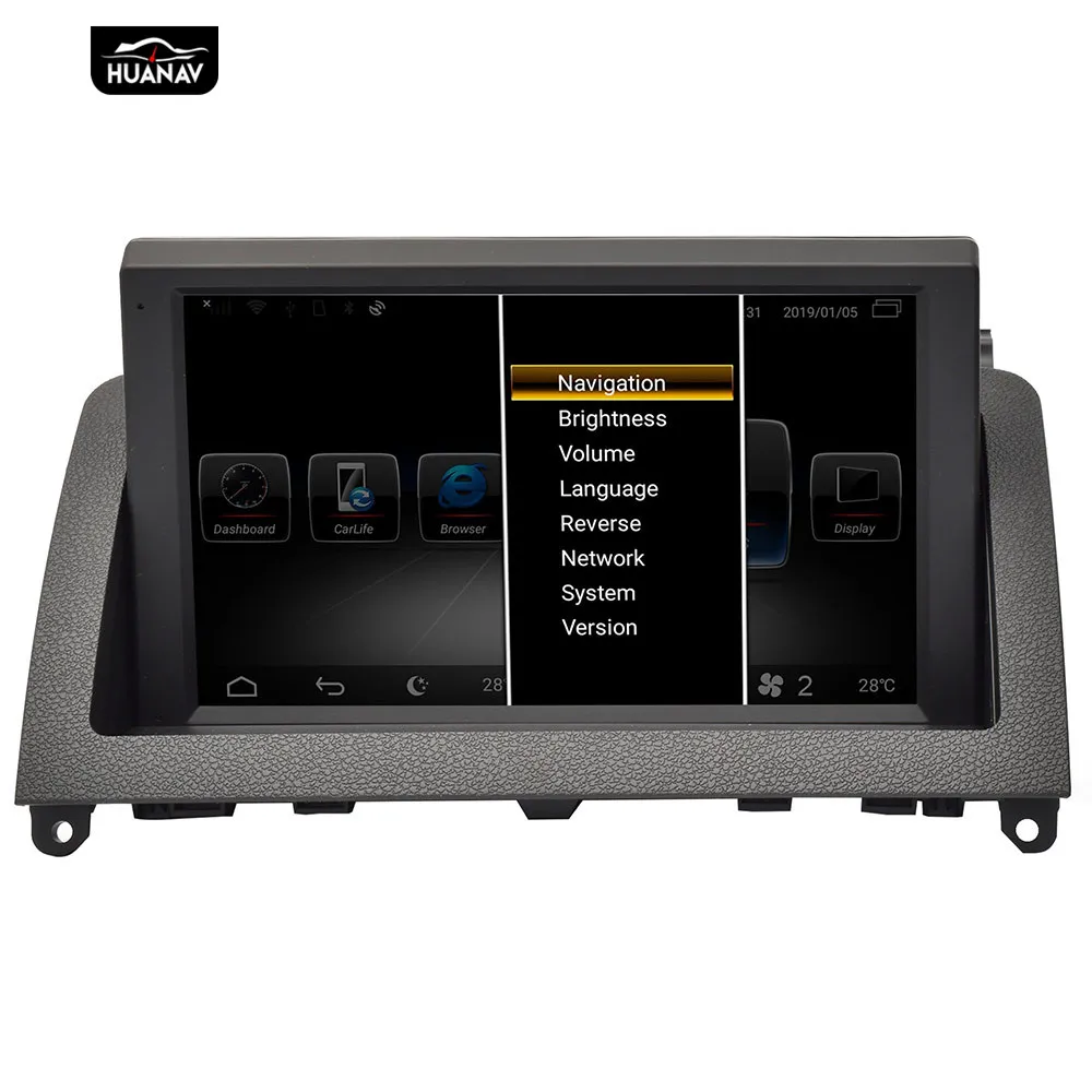 Perfect Android 9 Car DVD player GPS Navigation For Mecerdes Benz C-W204 2007-2011 Auto Radio stereo player multimedia screen head unit 12