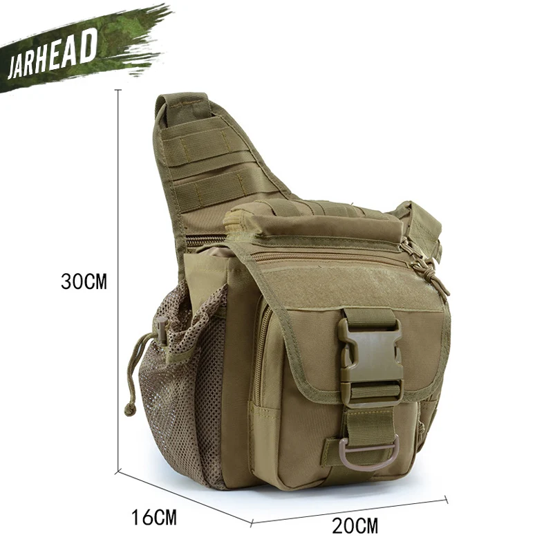  Military Tactical Shoulder Bag 900D Oxford Men Women Outdoor Camera Bag Waist Pack for Climbing Cam