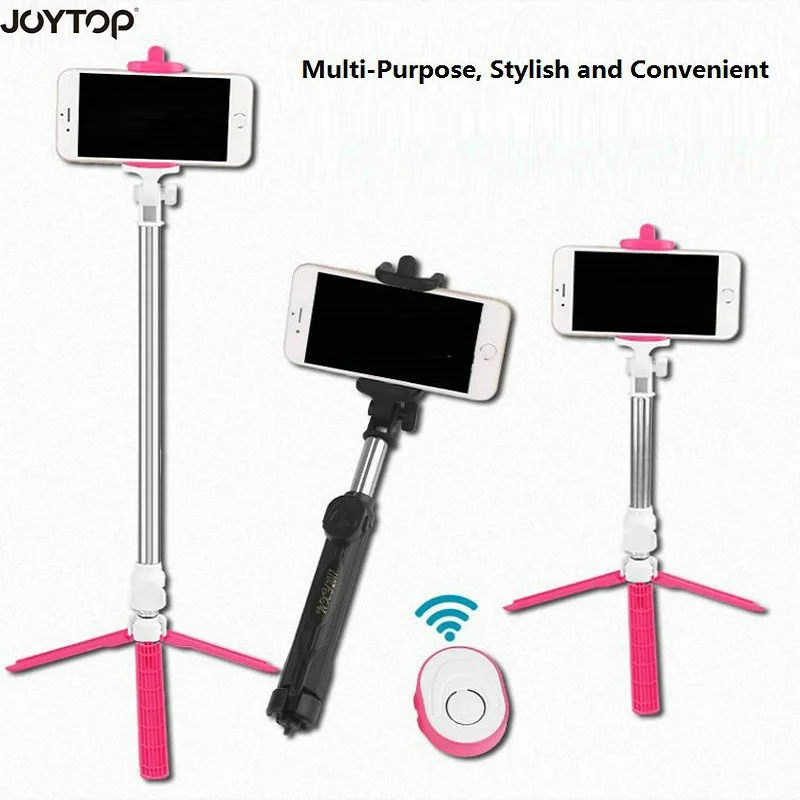 

Handheld mini Tripod 3 in 1 Self-portrait Monopod Phone Selfie Stick Bluetooth Remote Shutter Universal For Smartphone Selife