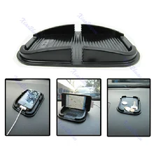 Прямая мягкая Авто подставка против скольжения автомобильный коврик держатель Подставка для iPhone 3g 4 4s мобильный телефон черный